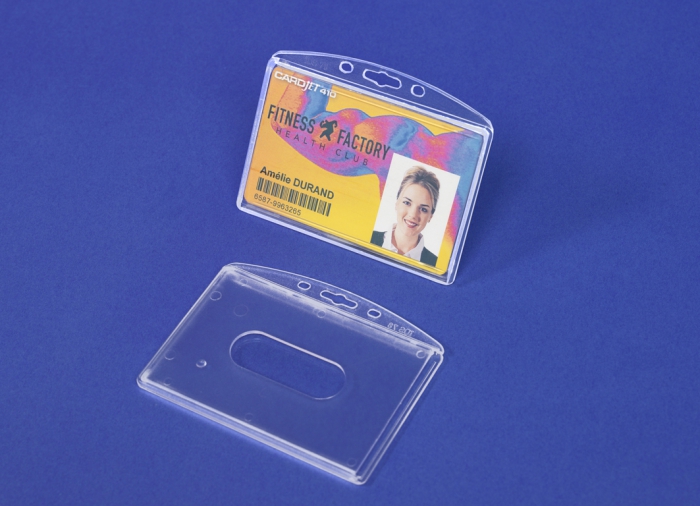 Porte-badge pour cartes plastiques Souple ou rigide
