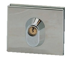 Serrure basse de porte en glace STREMLER 1358
